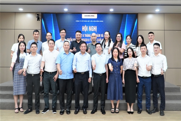 KHỐI THÉP - VLXD HÒA BÌNH MINH TỔ CHỨC HỘI NGHỊ SƠ KẾT 6 THÁNG ĐẦU NĂM VÀ TRIỂN KHAI KẾ HOẠCH 6 THÁNG CUỐI NĂM 2026