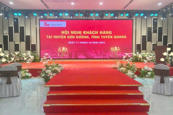 HỘI NGHỊ KHÁCH HÀNG XI MĂNG LONG SƠN – KHU VỰC SƠN DƯƠNG, TUYÊN QUANG